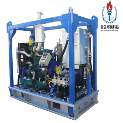 青島炬榮發貨一覽-空化射流水下清洗設備